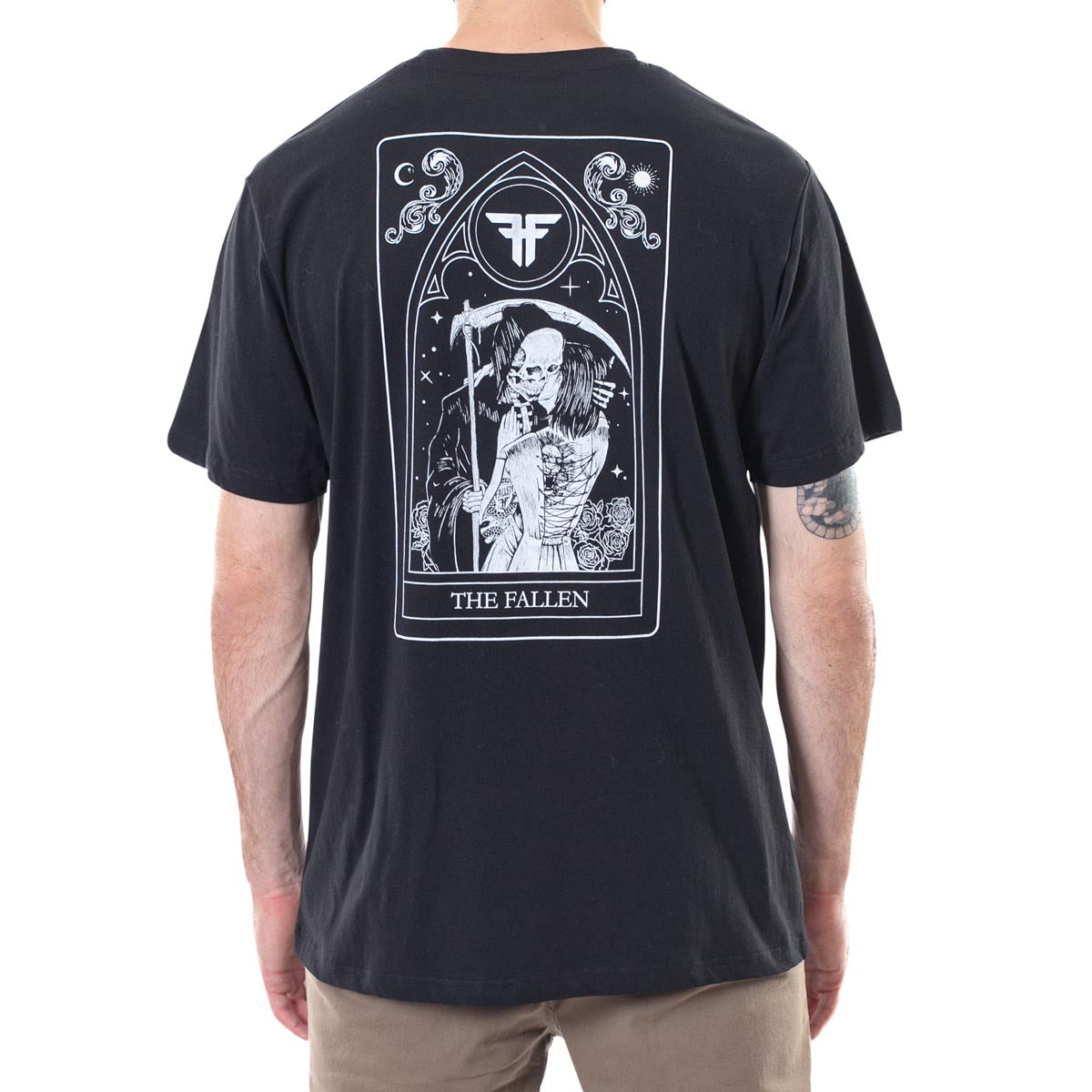 Fallen Death's Embrace T-Shirt - Black/White image 3