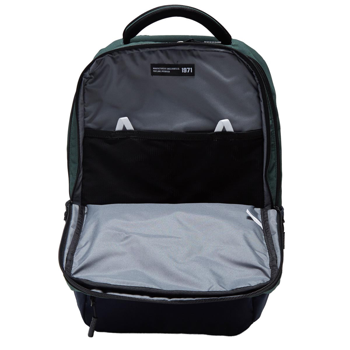 Jones A2 Backpack - Dark Green/Navy image 4