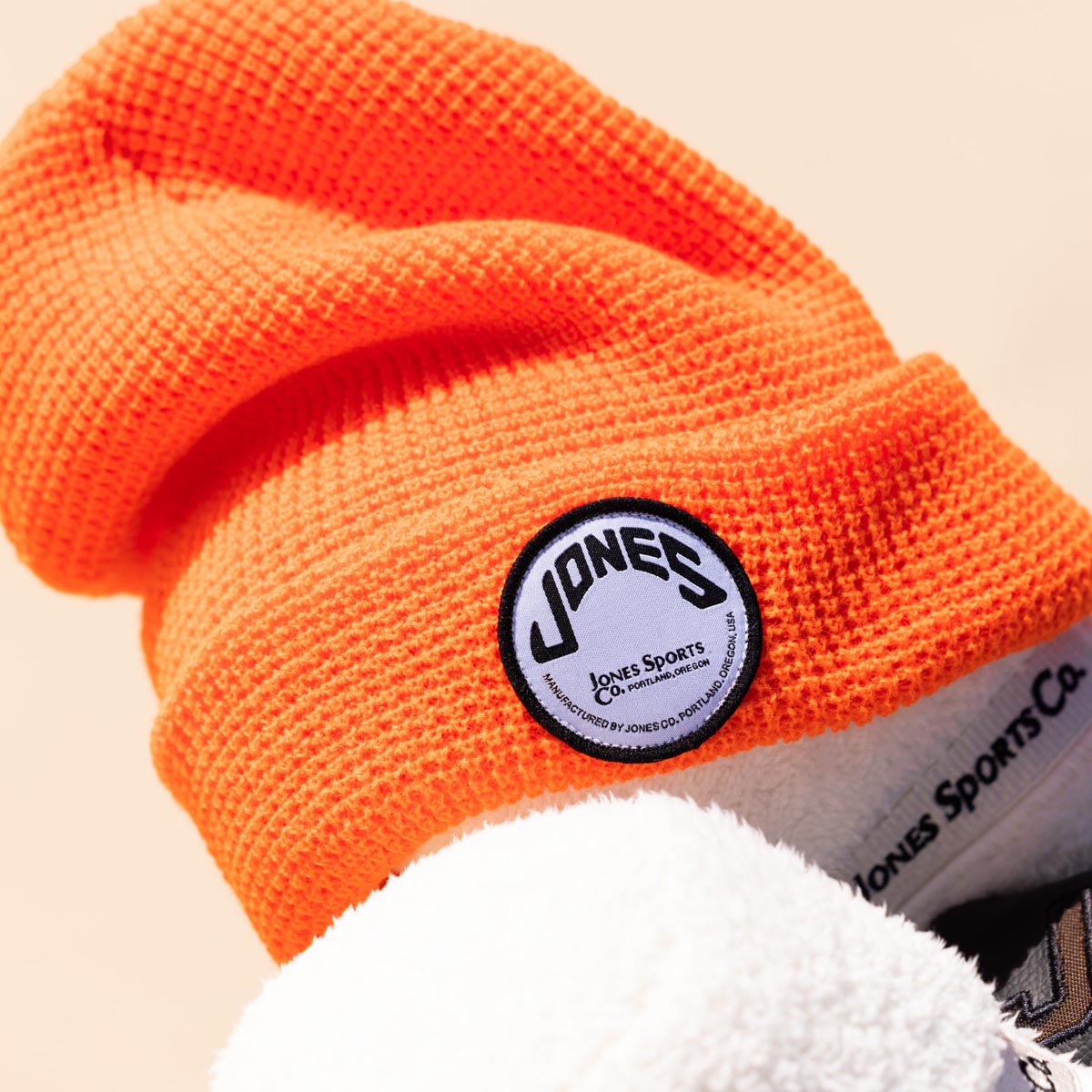 Jones Circle Patch Beanie - Orange image 2