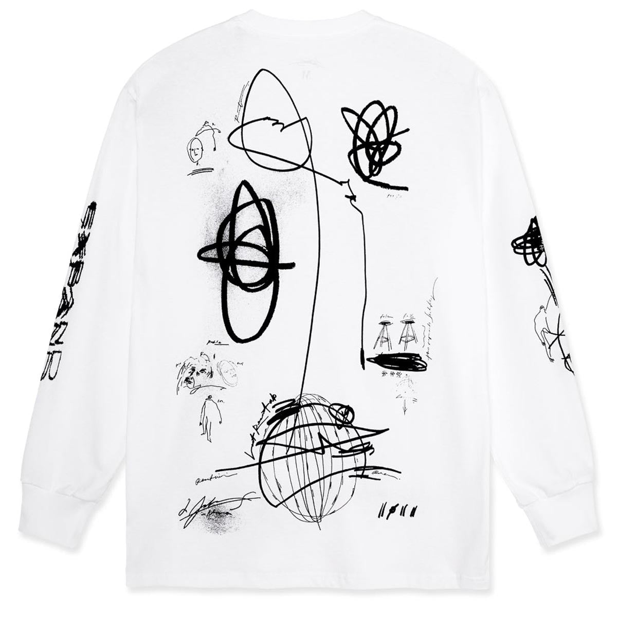 Last Resort AB x Julian Smith Expando Long Sleeve T-Shirt - White/Black image 2