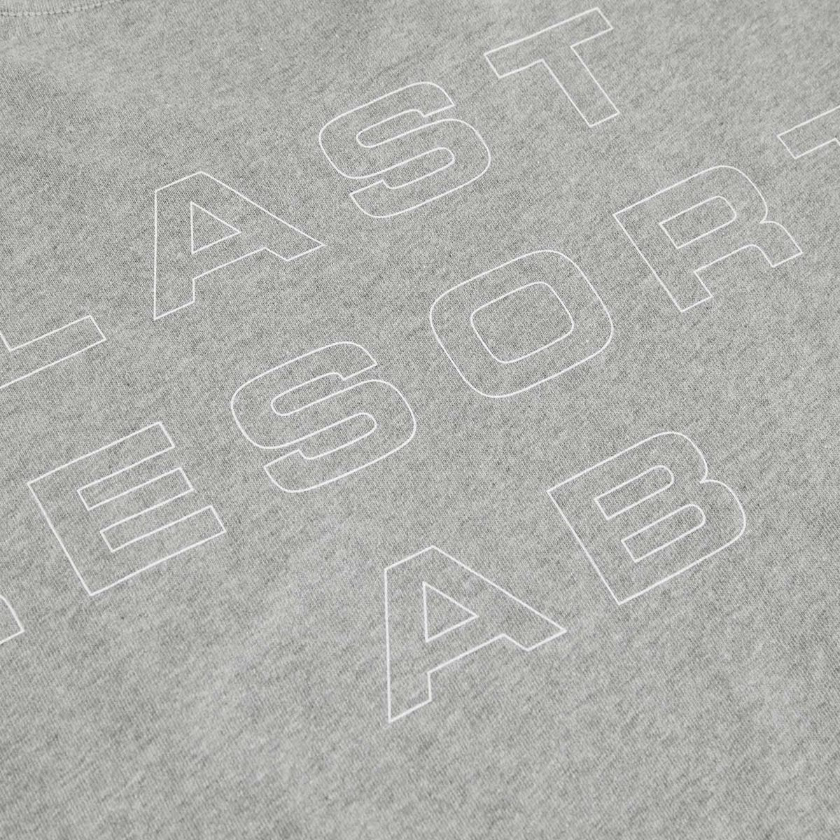 Last Resort AB Eurostyle T-Shirt - Grey Melange/White image 3