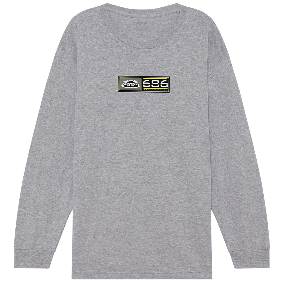 686 2001 Main Long Sleeve T-Shirt - Grey Heather image 1