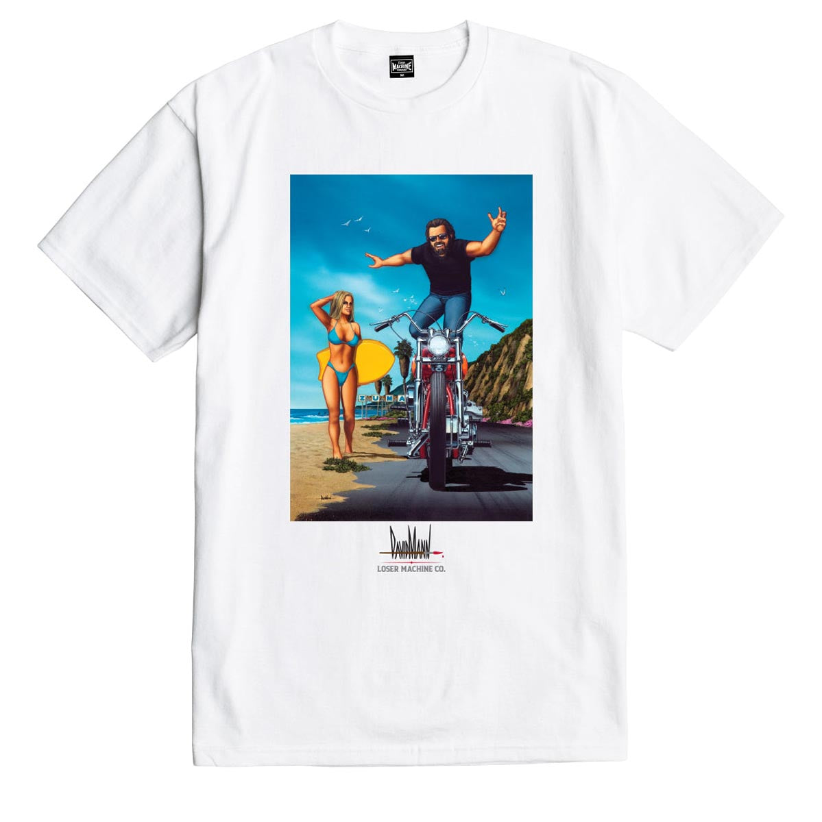 Loser Machine Showin' Off T-Shirt - White image 1