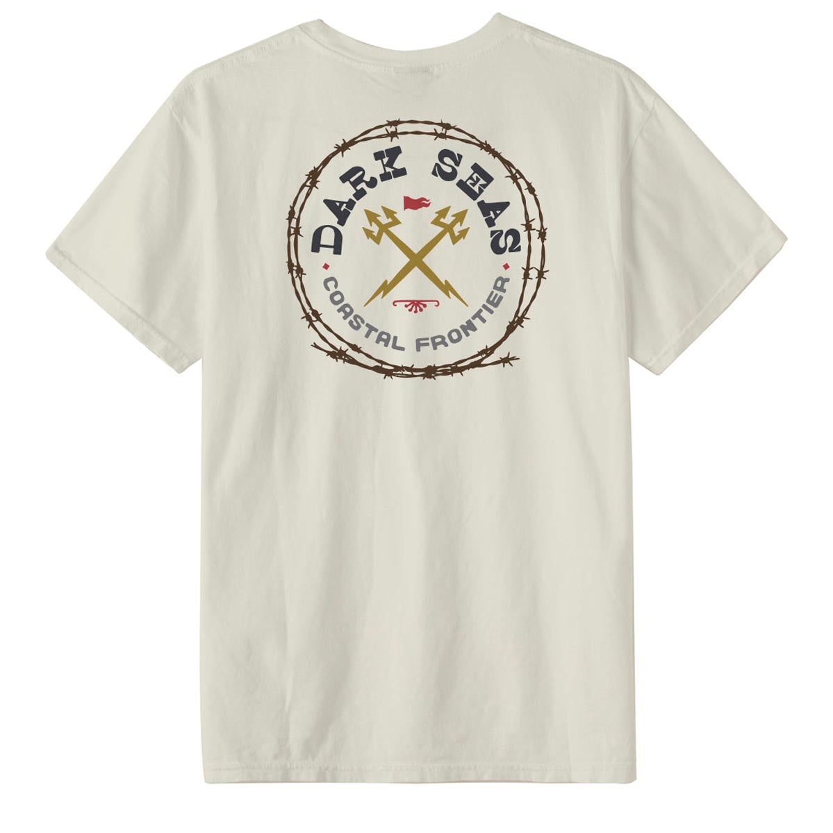 Dark Seas Round Up T-Shirt - Antique White image 1