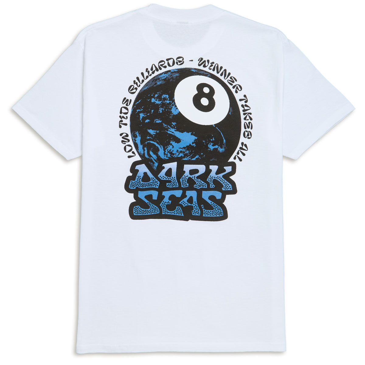 Dark Seas Billiards T-Shirt - White image 1