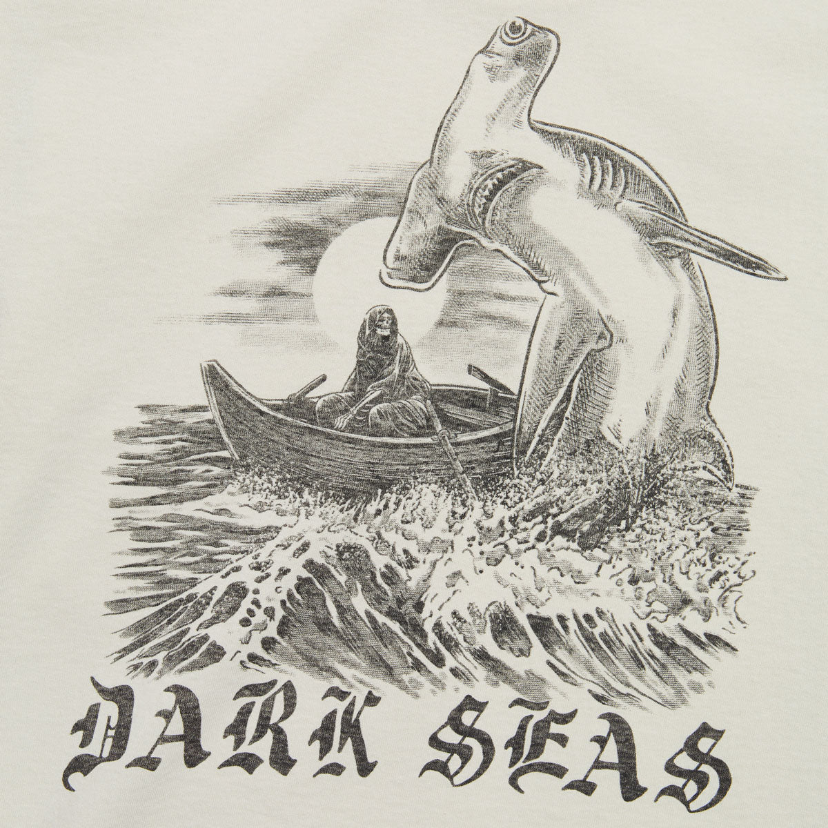 Dark Seas Hammerhead T-Shirt - Cream image 3