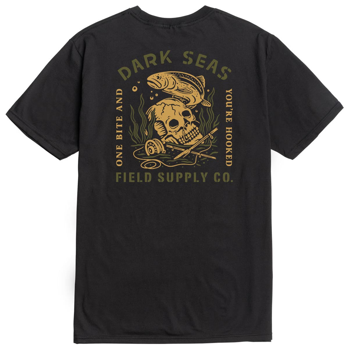 Dark Seas One Bite T-Shirt - Black image 1