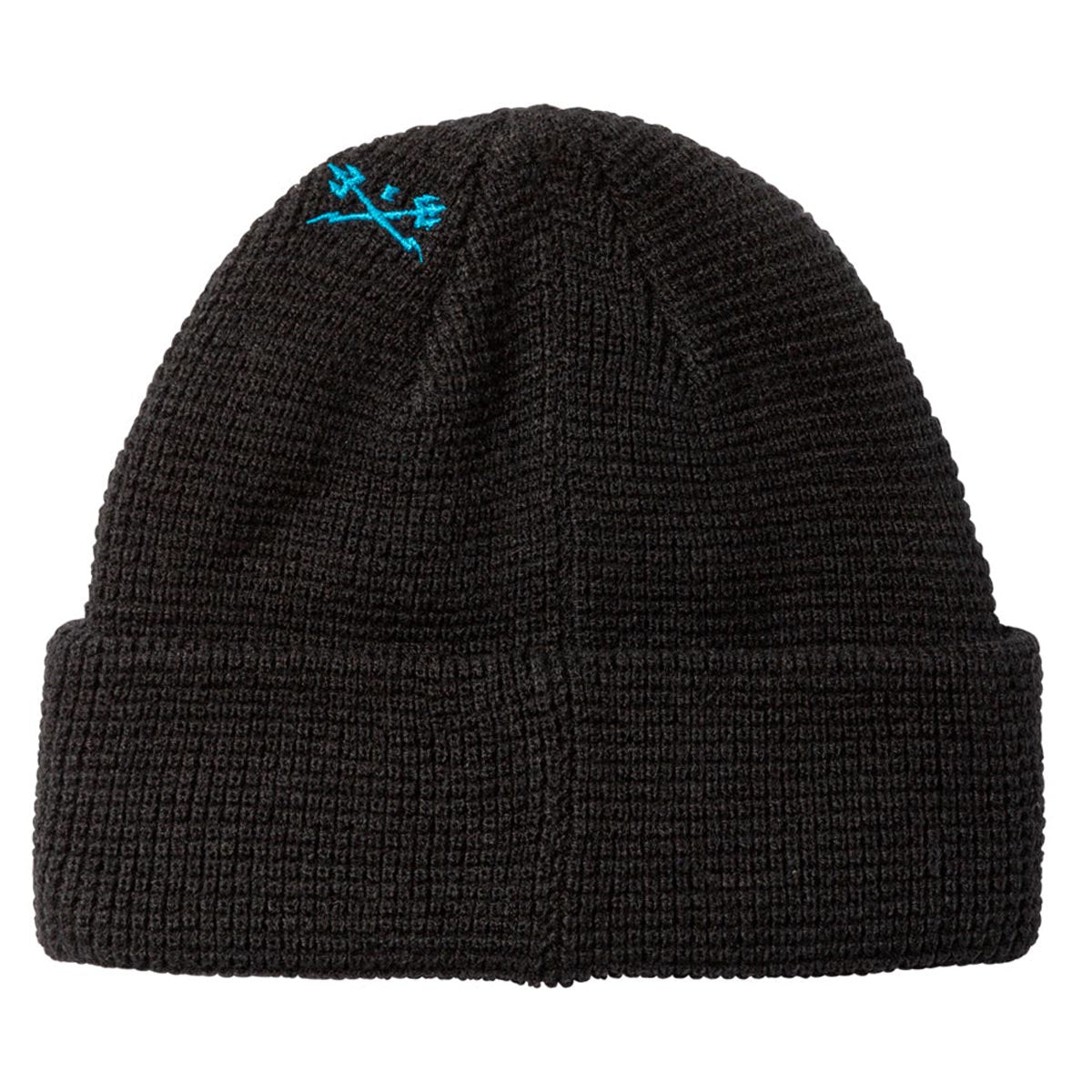 Dark Seas Waffle Beanie - Black image 2