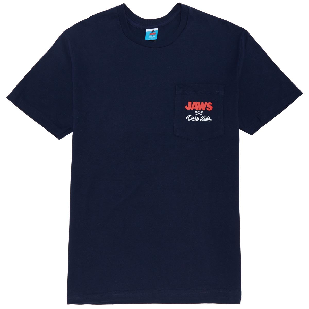 Dark Seas Mouthful Pocket T-Shirt - Navy image 1