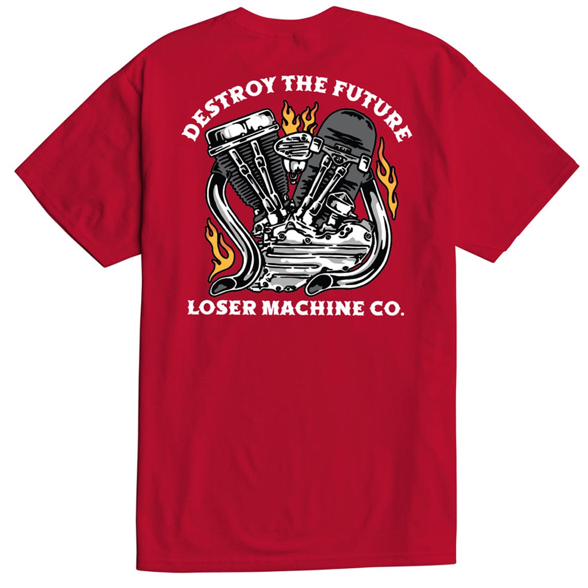 Loser Machine Clubhouse T-Shirt - Red image 1