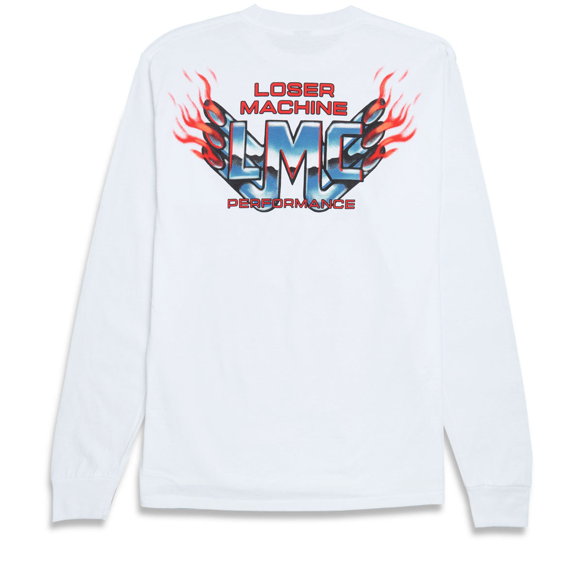 Loser Machine Hot Exhaust Long Sleeve T-Shirt - White image 1