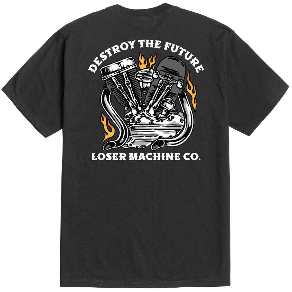 Loser Machine Clubhouse T-Shirt - Black image 1