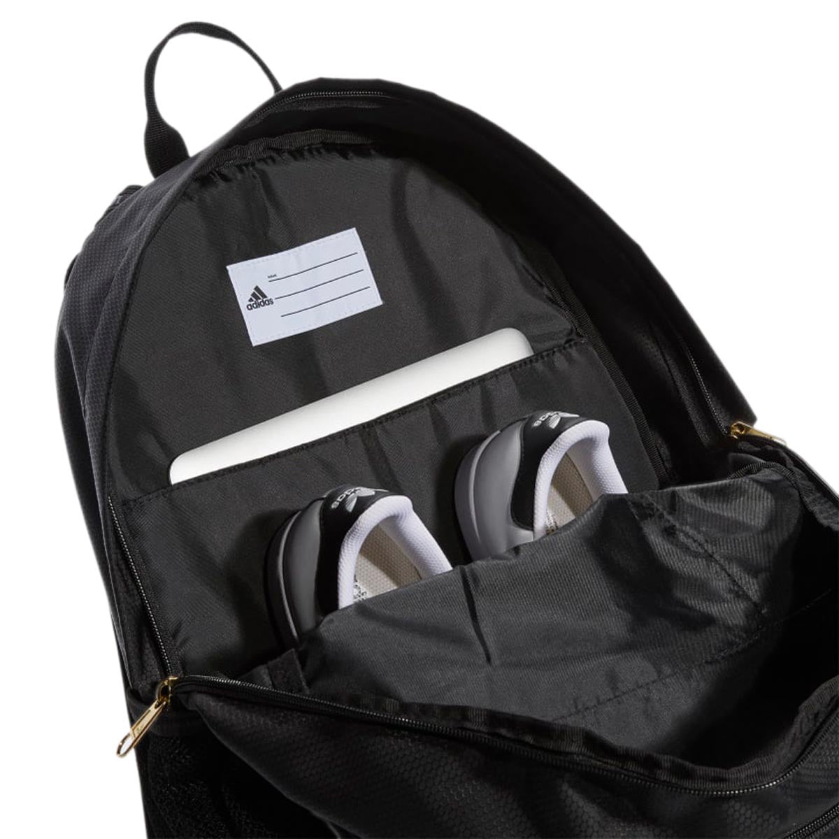 Adidas Excel 6 Backpack - Black/Gold Metallic image 4