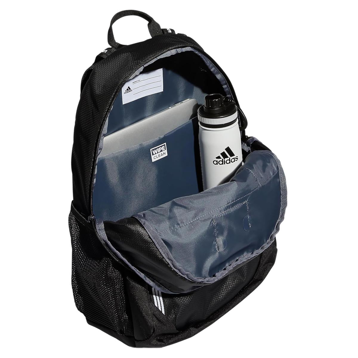 Adidas Excel 6 Backpack - Black/White 3 Stripe Webbing image 3