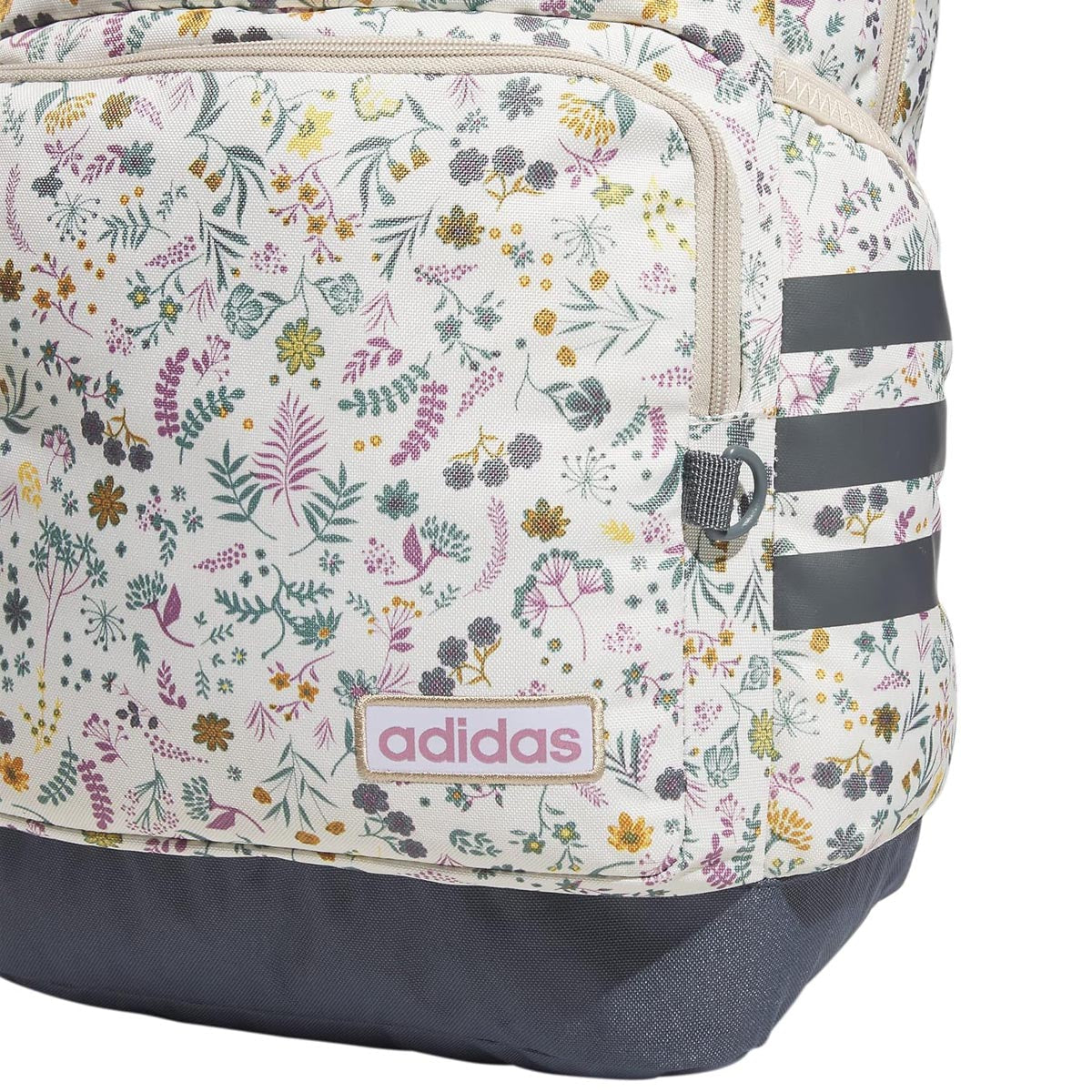 Adidas Classic 3S 4 Backpack - Woodland Floral Chalk White/Onyx Grey/Wonder Beige image 4