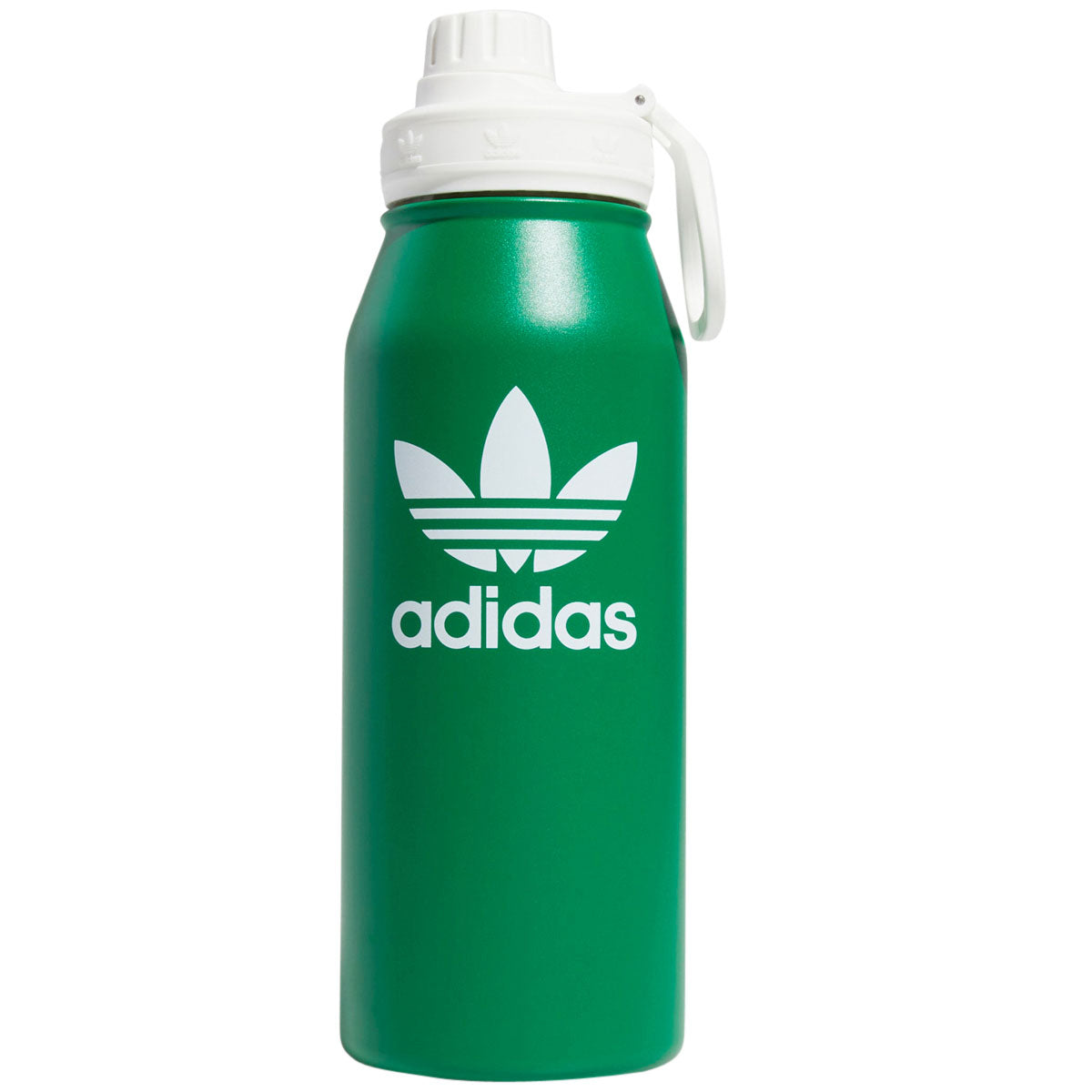 Adidas Originals Steel 1L Metal Bottle - Green/White image 1