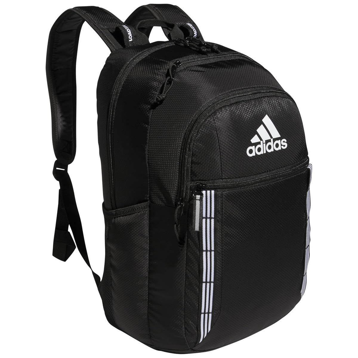 Adidas Excel 7 Backpack - Black/White 3 Stripe Webbing image 1