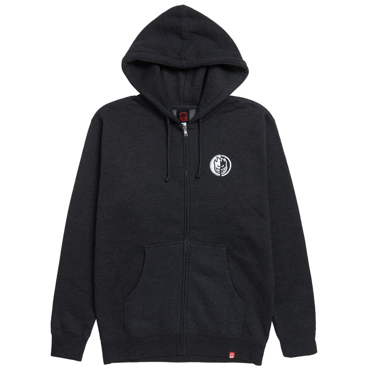 Spitfire Yin Yang Hoodie - Charcoal image 1