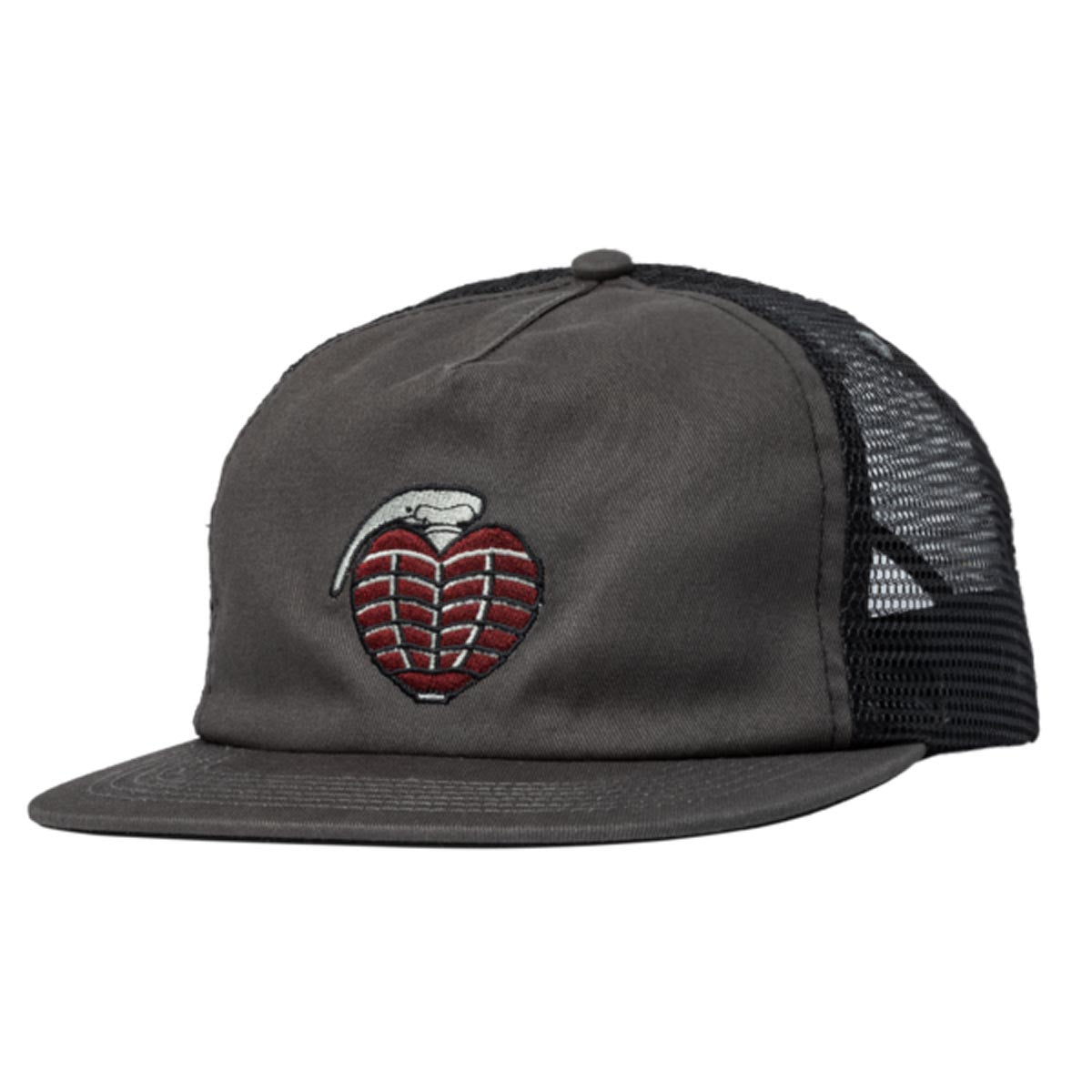 Thunder OG Grenade Hat - Grey/Maroon image 1