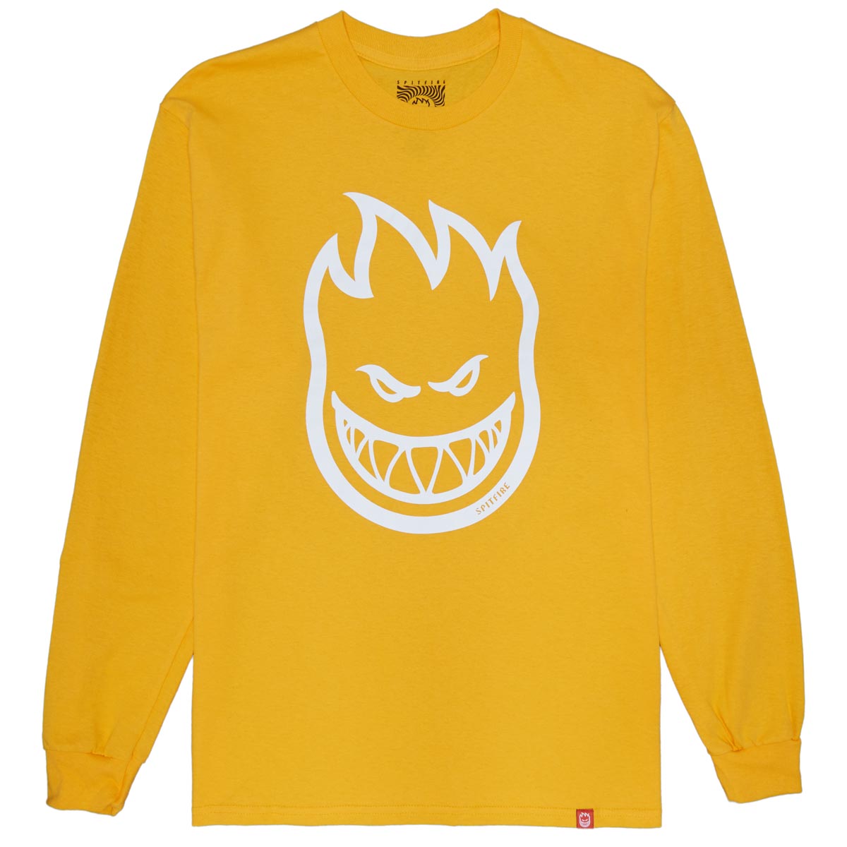 Spitfire Bighead Long Sleeve T-Shirt - Gold image 1