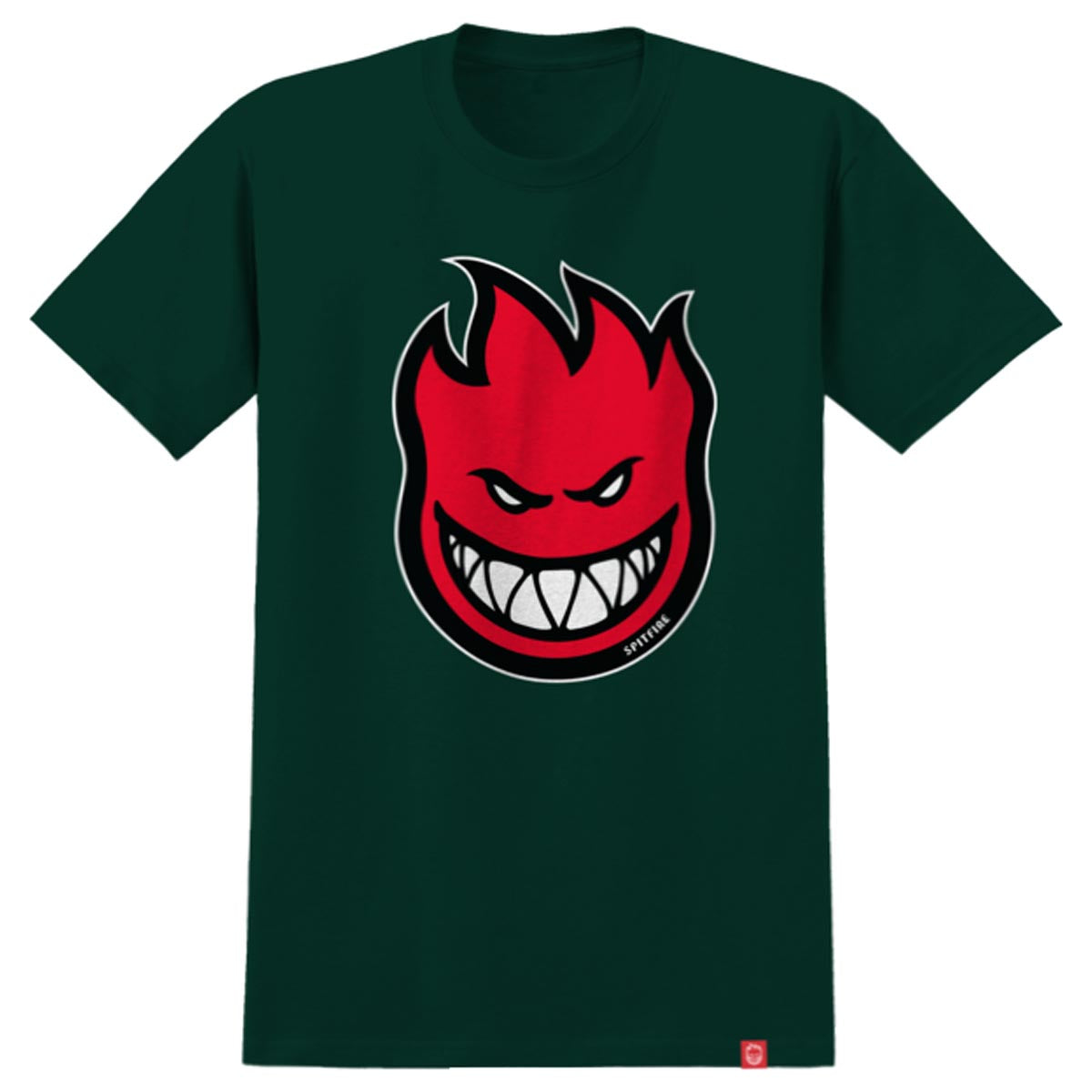 Spitfire Bighead Fill T-Shirt - Forest Green image 1