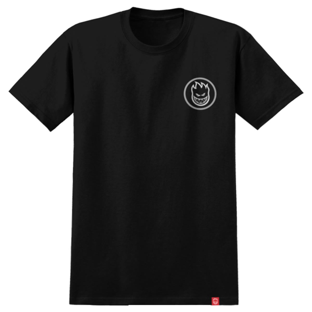 Spitfire Classic Swirl Overlay T-Shirt - Black/Grey image 2