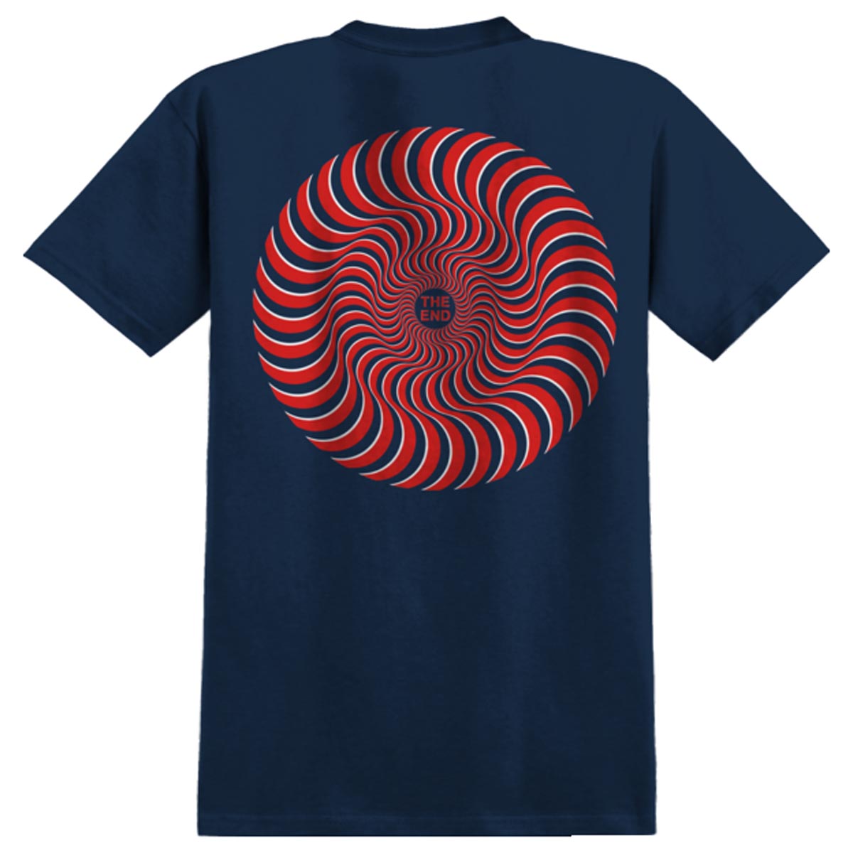 Spitfire Classic Swirl Overlay T-Shirt - Navy image 2