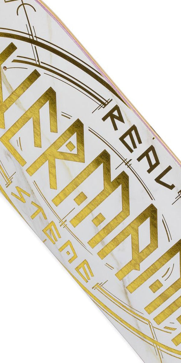 Real Hermann Oval Tf Skateboard Deck - White - 8.50