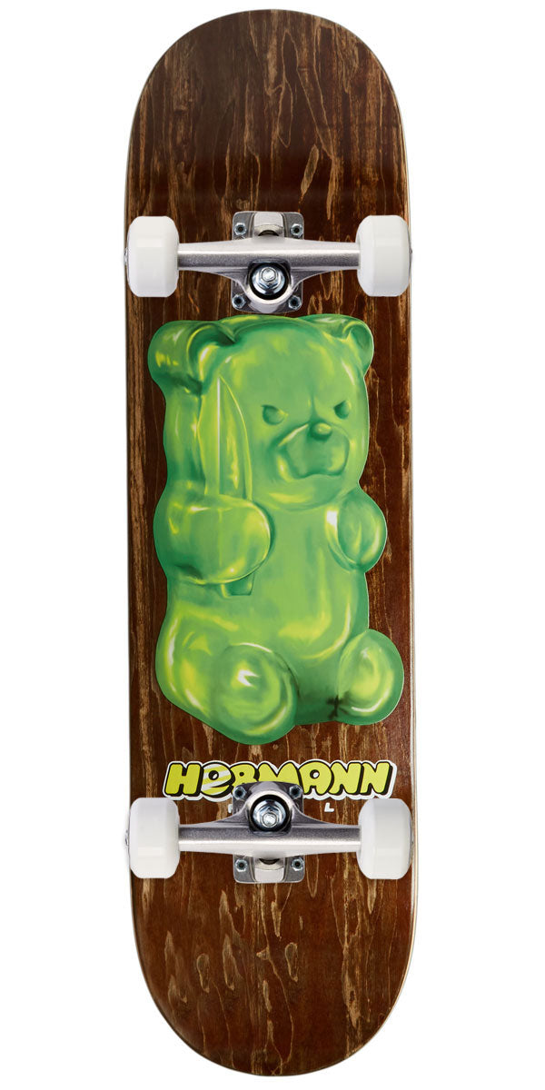 Real Hermann Fun Bear Skateboard Complete - 8.25