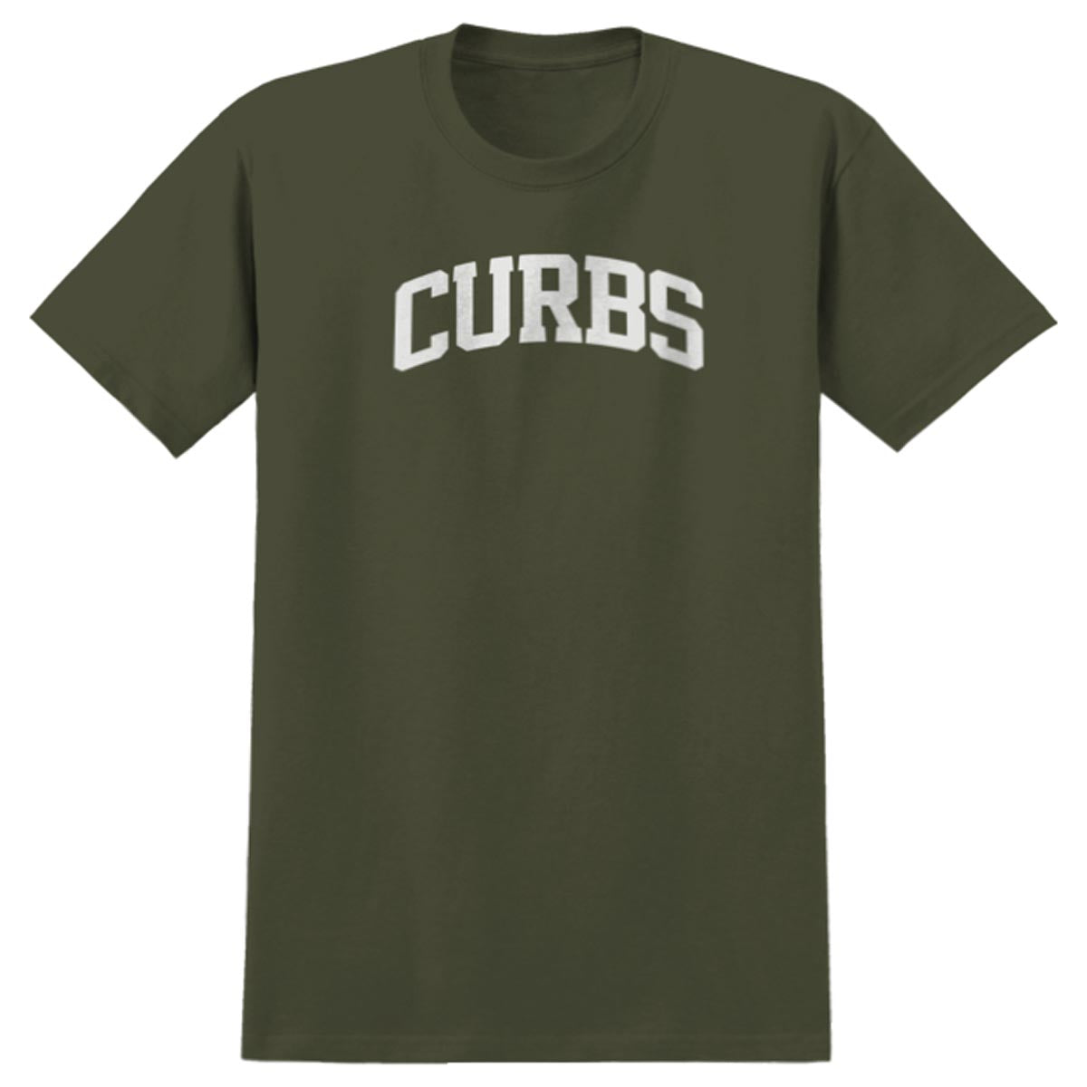 Real Curbs T-Shirt - Military Green image 1