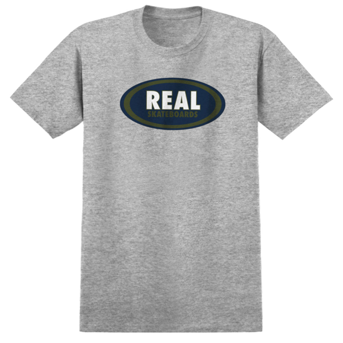 Real Oval T-Shirt - Sport Grey image 1