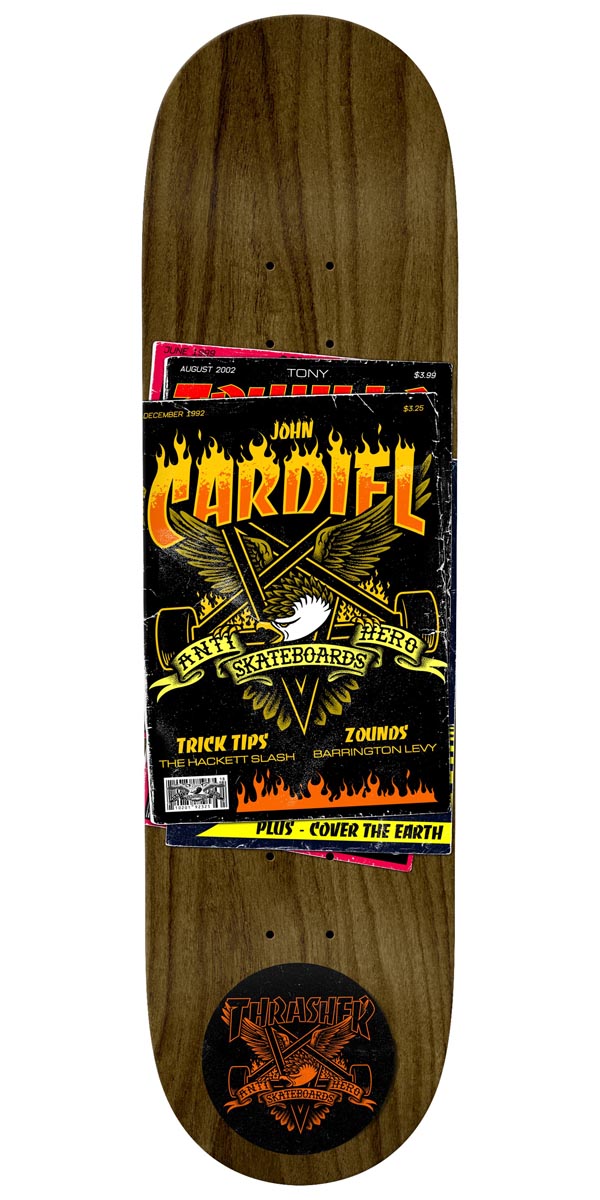 Anti-Hero x Thrasher Cardiel Skateboard Deck - 8.62