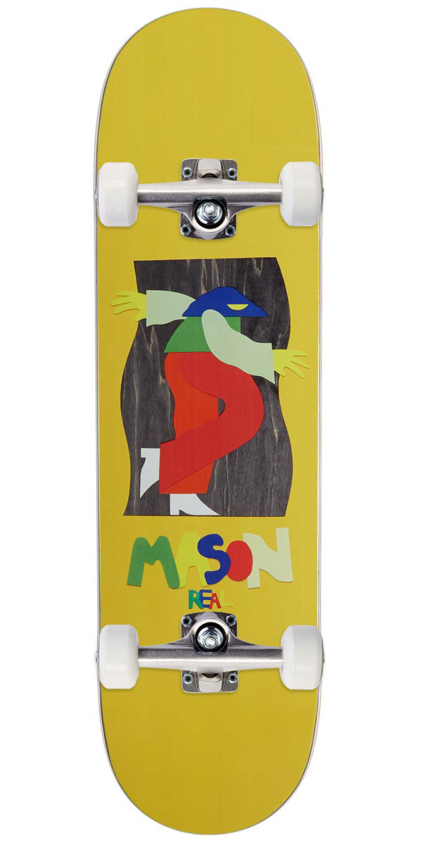 Real Mason By Marbie Skateboard Complete - Yellow - 8.50