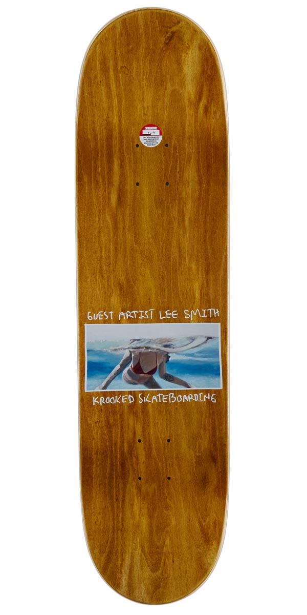 Krooked Lee Smith Guest Artist Skateboard Complete - 8.50