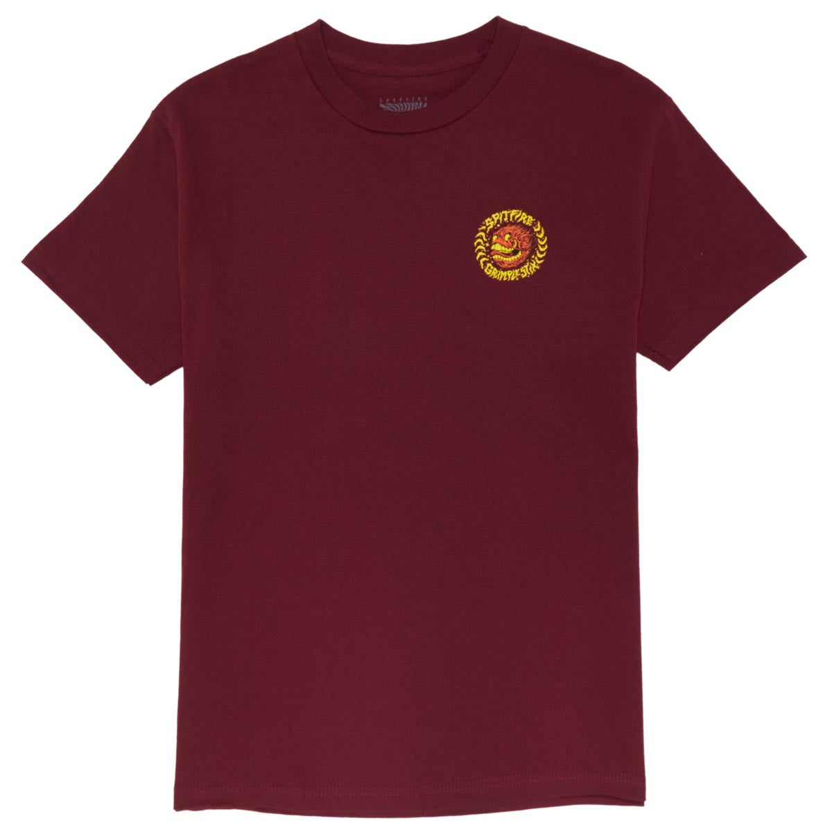 Spitfire x Grimple Flying Grimple T-Shirt - Burgundy image 2