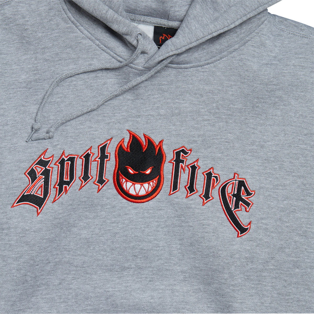 Spitfire Immortal Fire Emb Hoodie - Grey Heather image 2