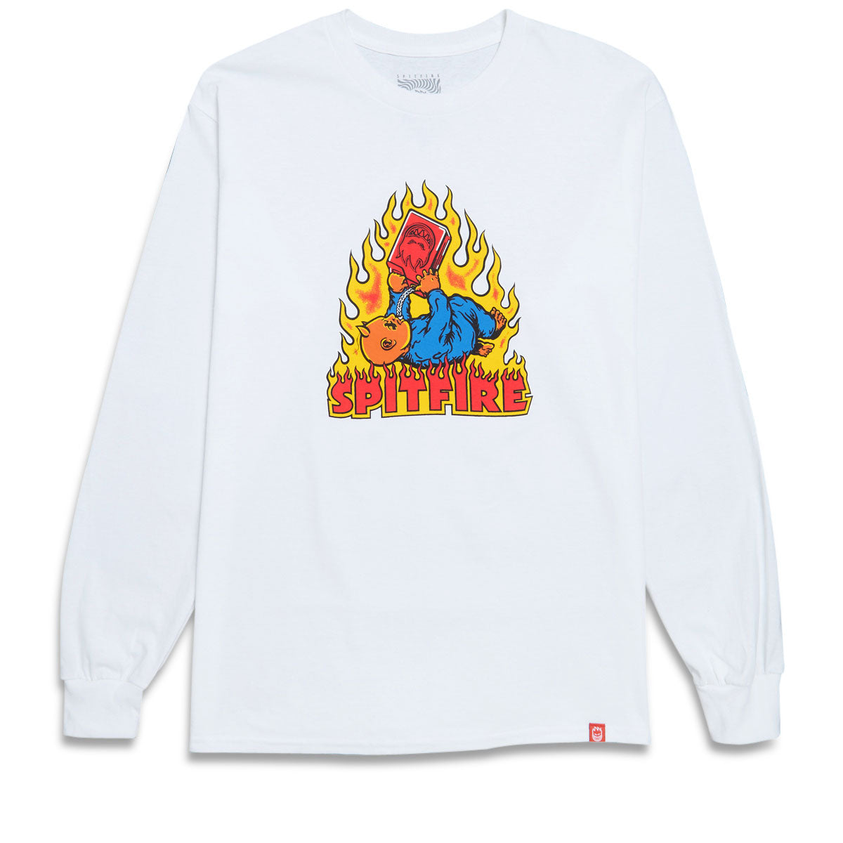 Spitfire Demonseed Long Sleeve T-Shirt - White image 1