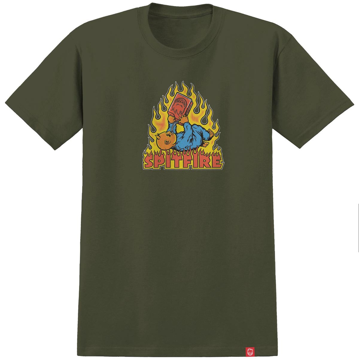 Spitfire Demonseed T-Shirt - Military Green image 1