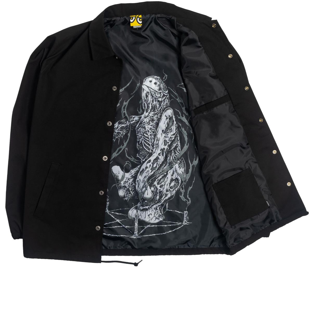 Krooked Necro Skript Jacket - Black/White image 3