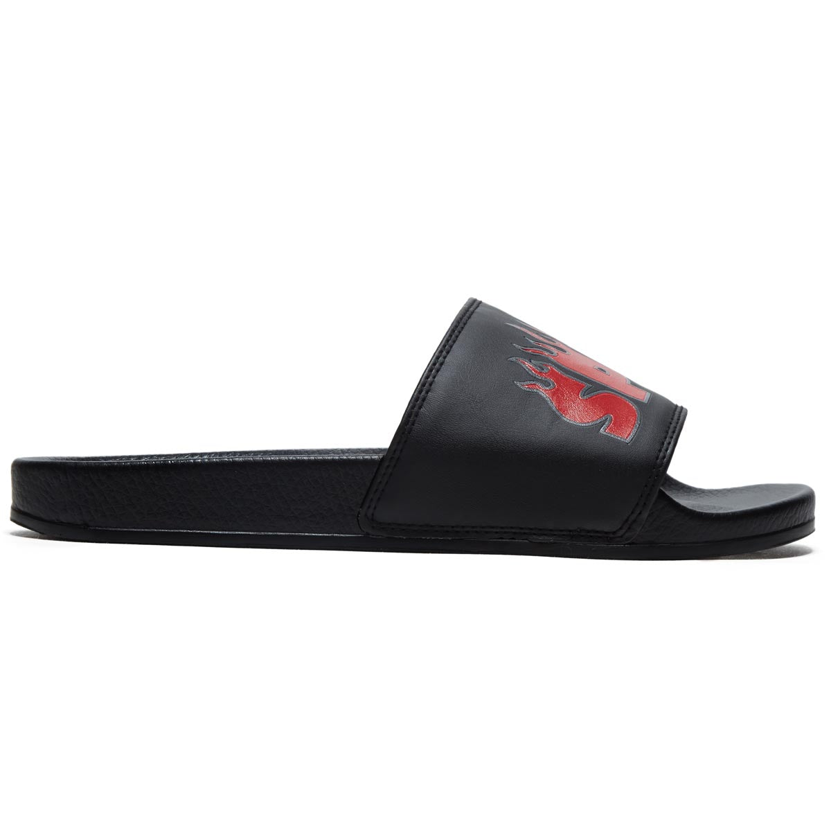 Spitfire Demonseed Script Slide Sandal Shoes - Black/Red/White image 1