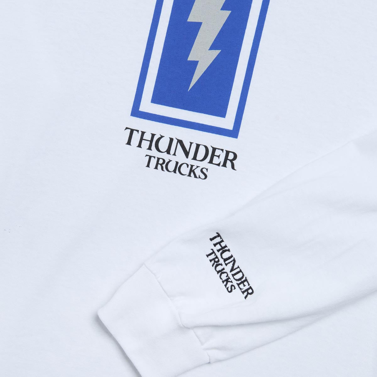 Thunder Boxed Bolt Long Sleeve T-Shirt - White/Blue/Grey/Black/Black image 2