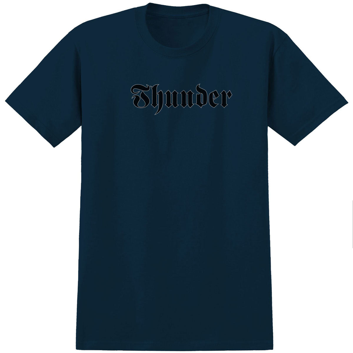 Thunder Script T-Shirt - True Navy/Black/Grey image 1