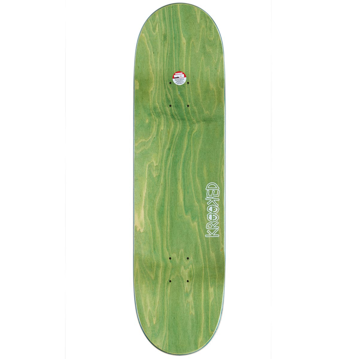 Krooked Una Punx True Fit Skateboard Complete - Yellow - 8.38