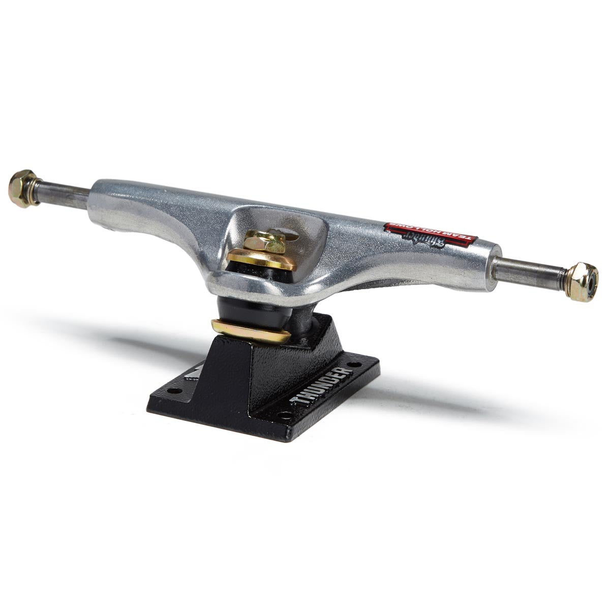 Thunder Gilded Team Hollow Skateboard Trucks - Polished/Jet Black - 149mm image 2