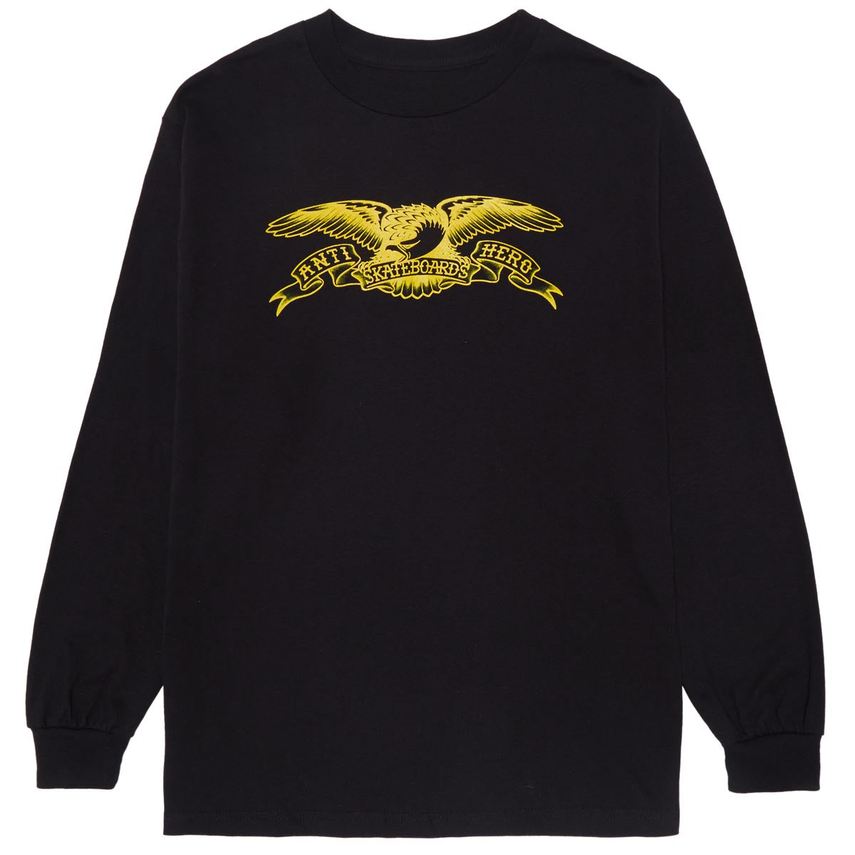 Anti-Hero Basic Eagle Long Sleeve T-Shirt - Black/Orange image 1