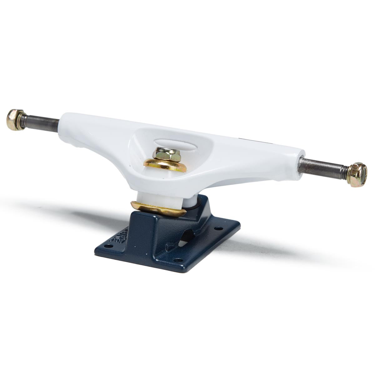 Venture Collegiate Skateboard Trucks - White/Blue - 5.6 image 2