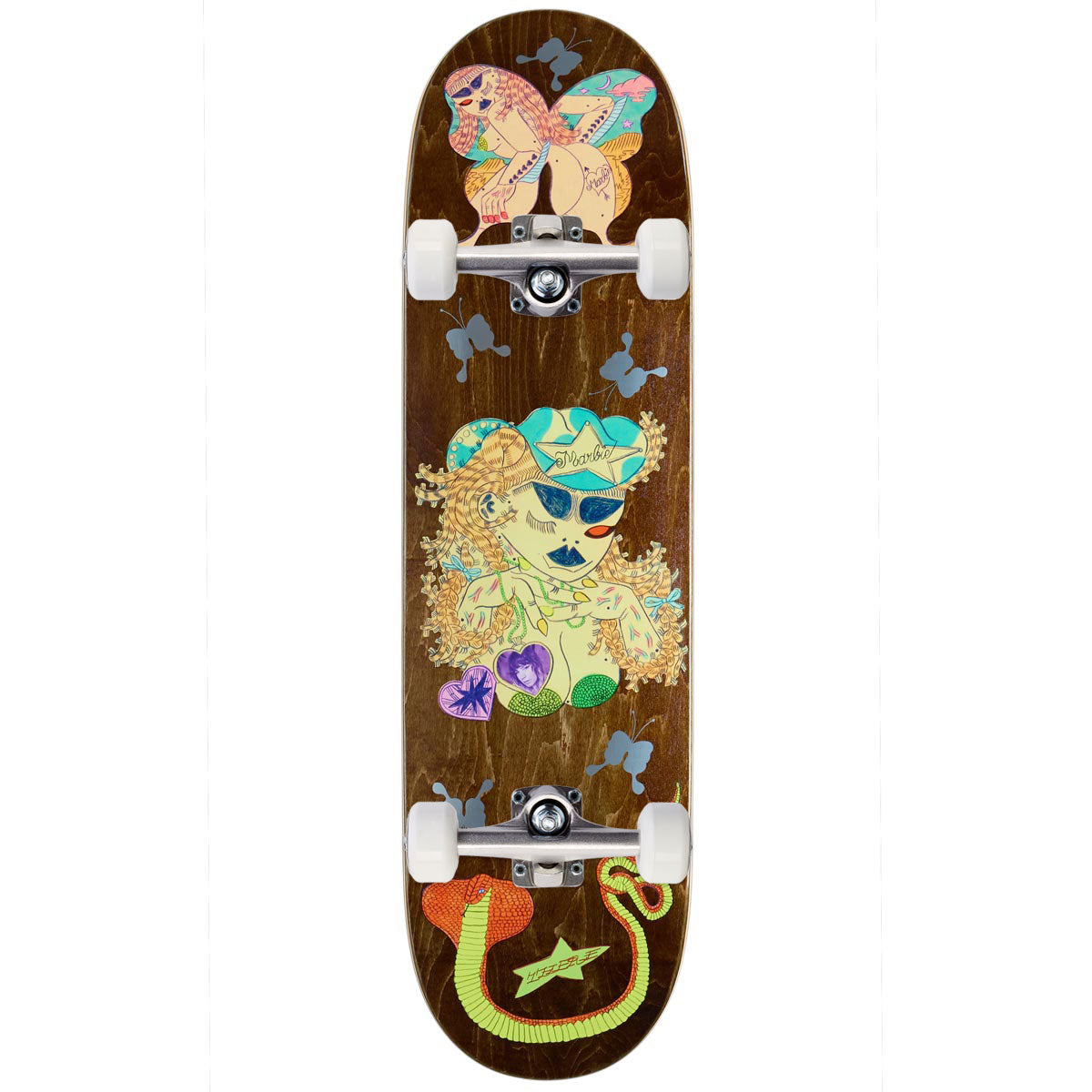 There Marbie Crush On Marbie Skateboard Complete - 8.50