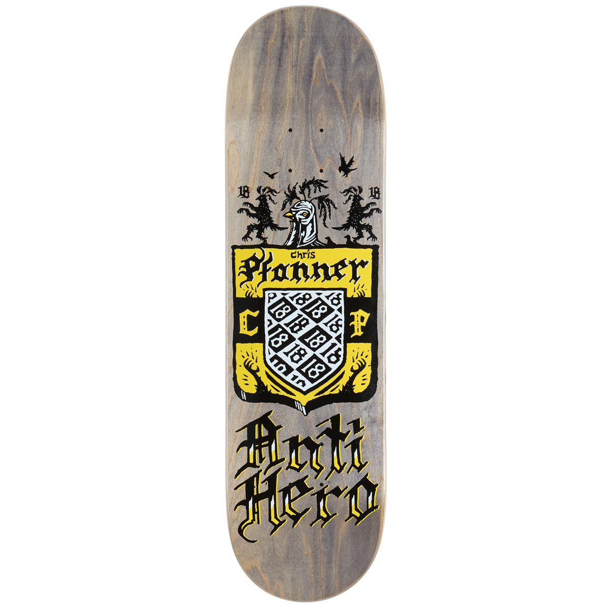 Anti-Hero Pfanner Coat Of Arms Skateboard Deck - 8.40