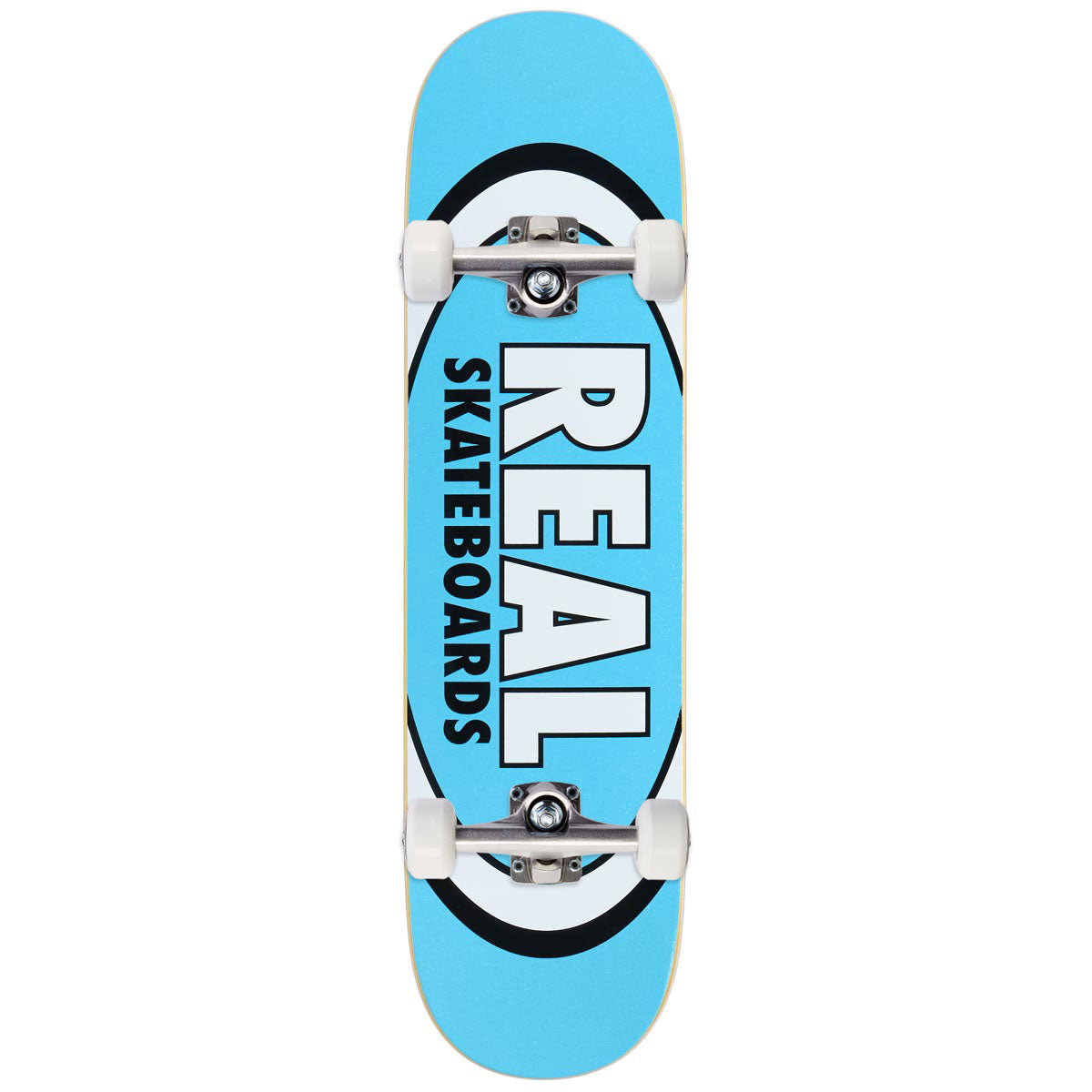 Real Easy Rider Oval Skateboard Complete - Blue Ice - 8.25