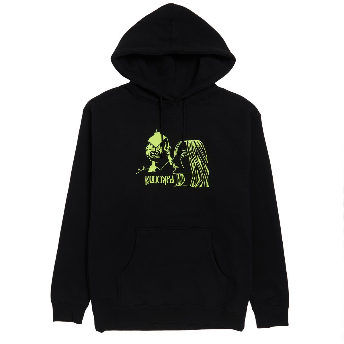 Krooked Metal Parking Lot Hoodie - Black image 1